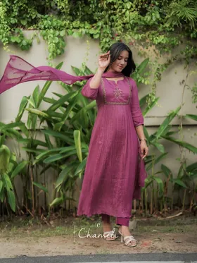 Crepe Silk Salwar Set