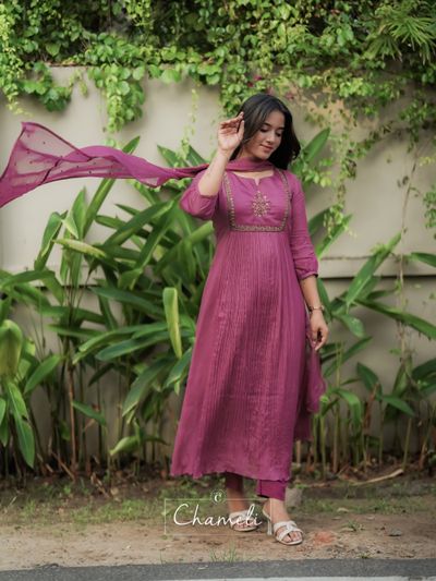 Crepe Silk Salwar Set