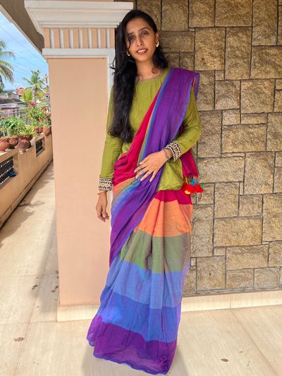 Cloud drapes- Bengal Mul