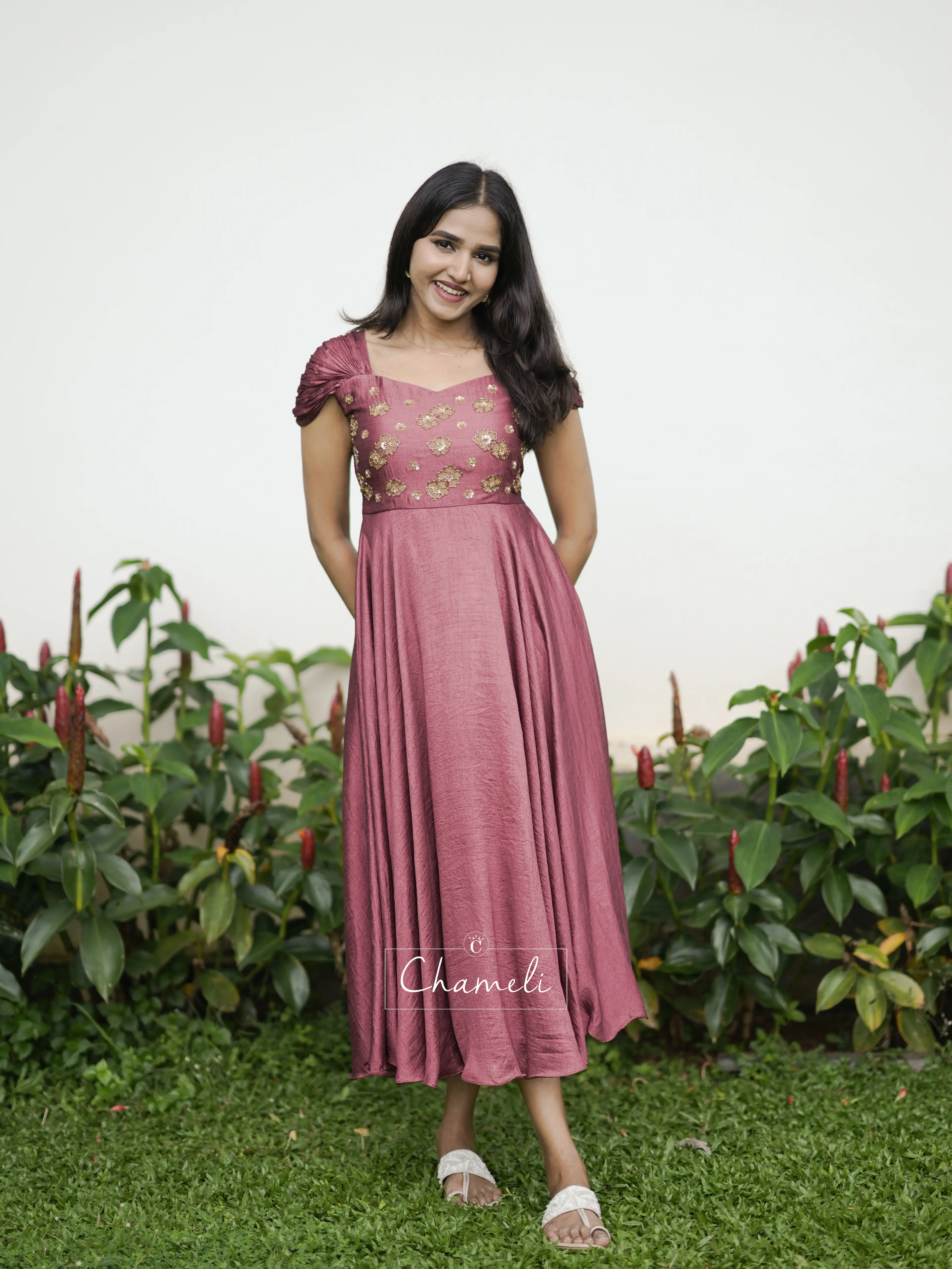 Deep Dusty Rose Frock