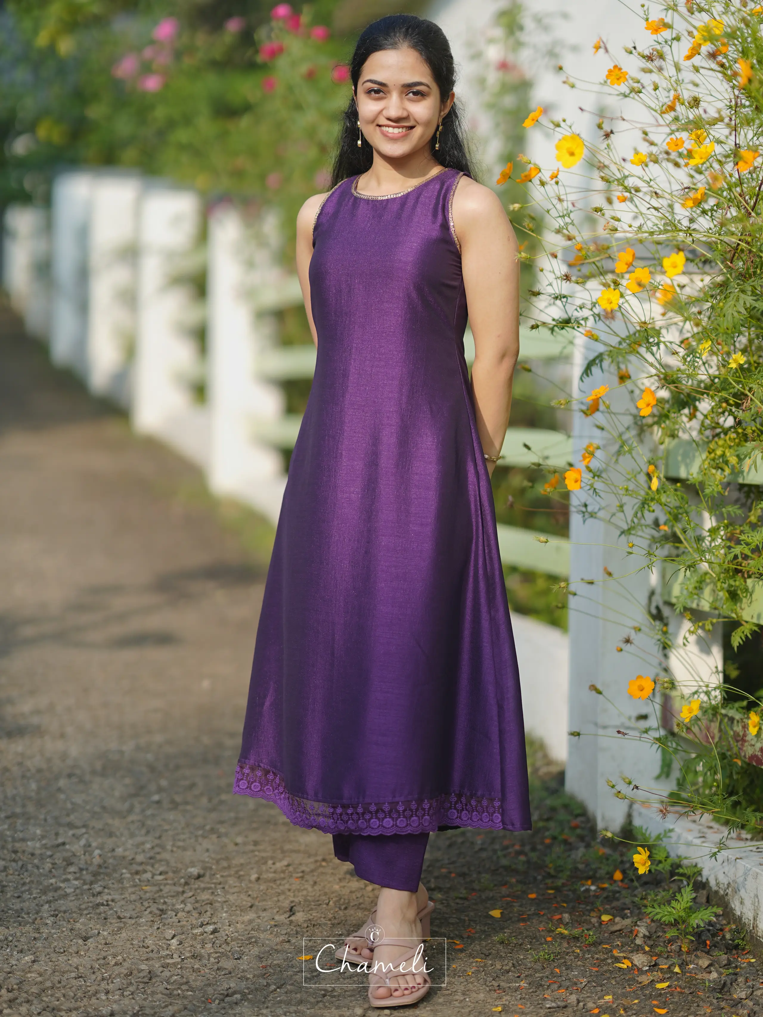 Badri Silk Cord Set