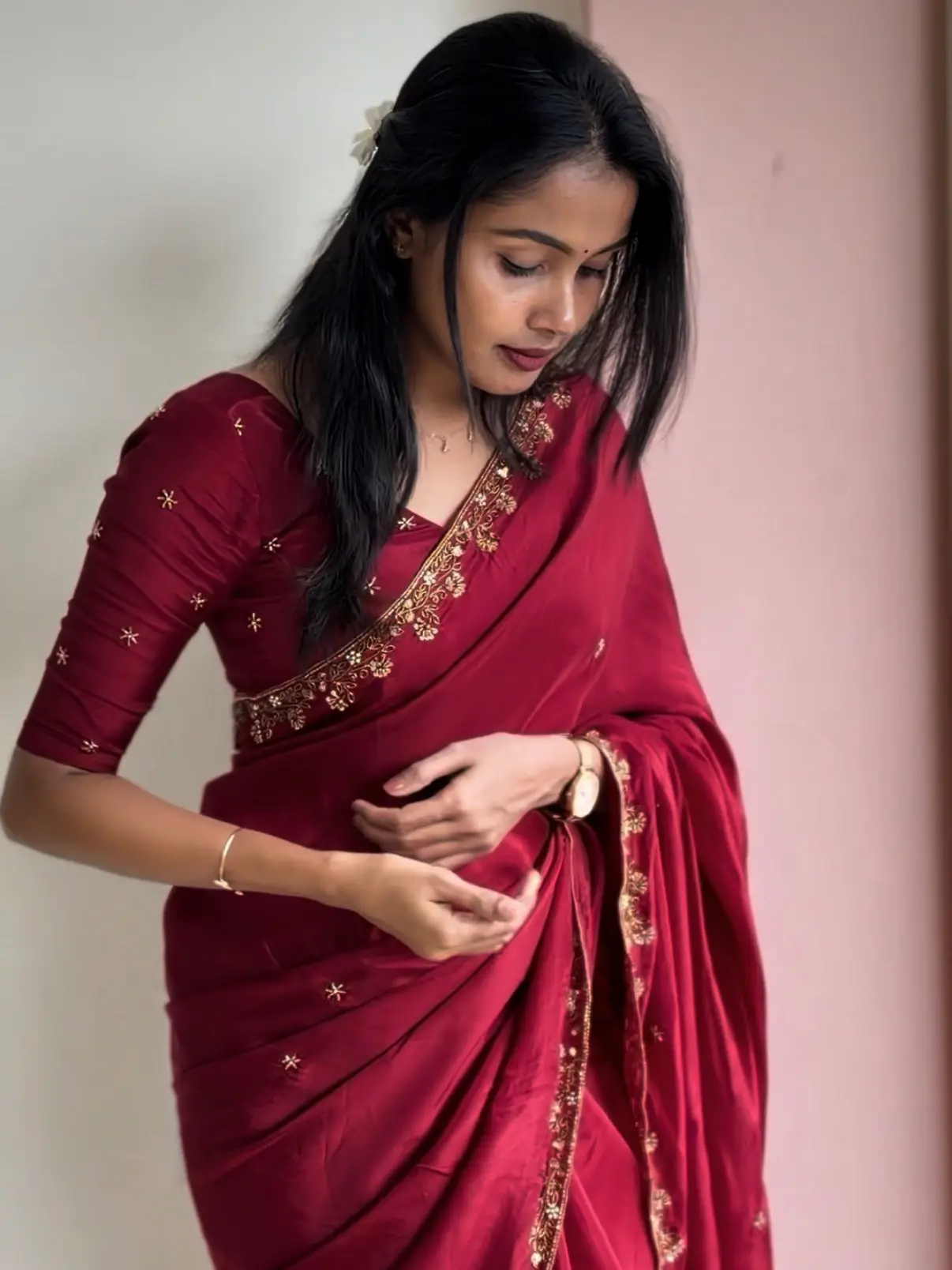 PREMIUM ORGANZA SAREE