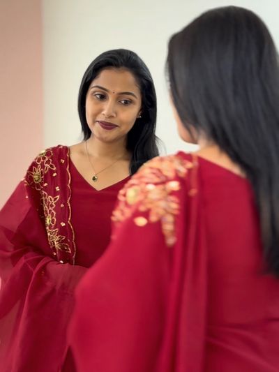 Mul Chanderi Salwar Set