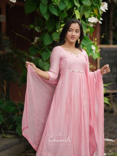 Mul Chanderi Salwar Set