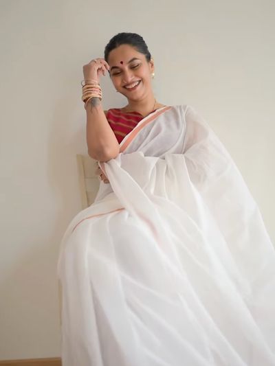 Irish Mul Cotton Saree