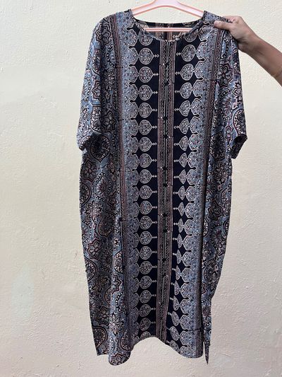 Black symphony kaftan dress